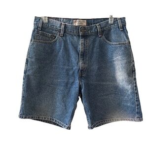 Levi Strauss Signature Relaxed Fit Jean Shorts Men's Size 36 Denim Inseam 8”